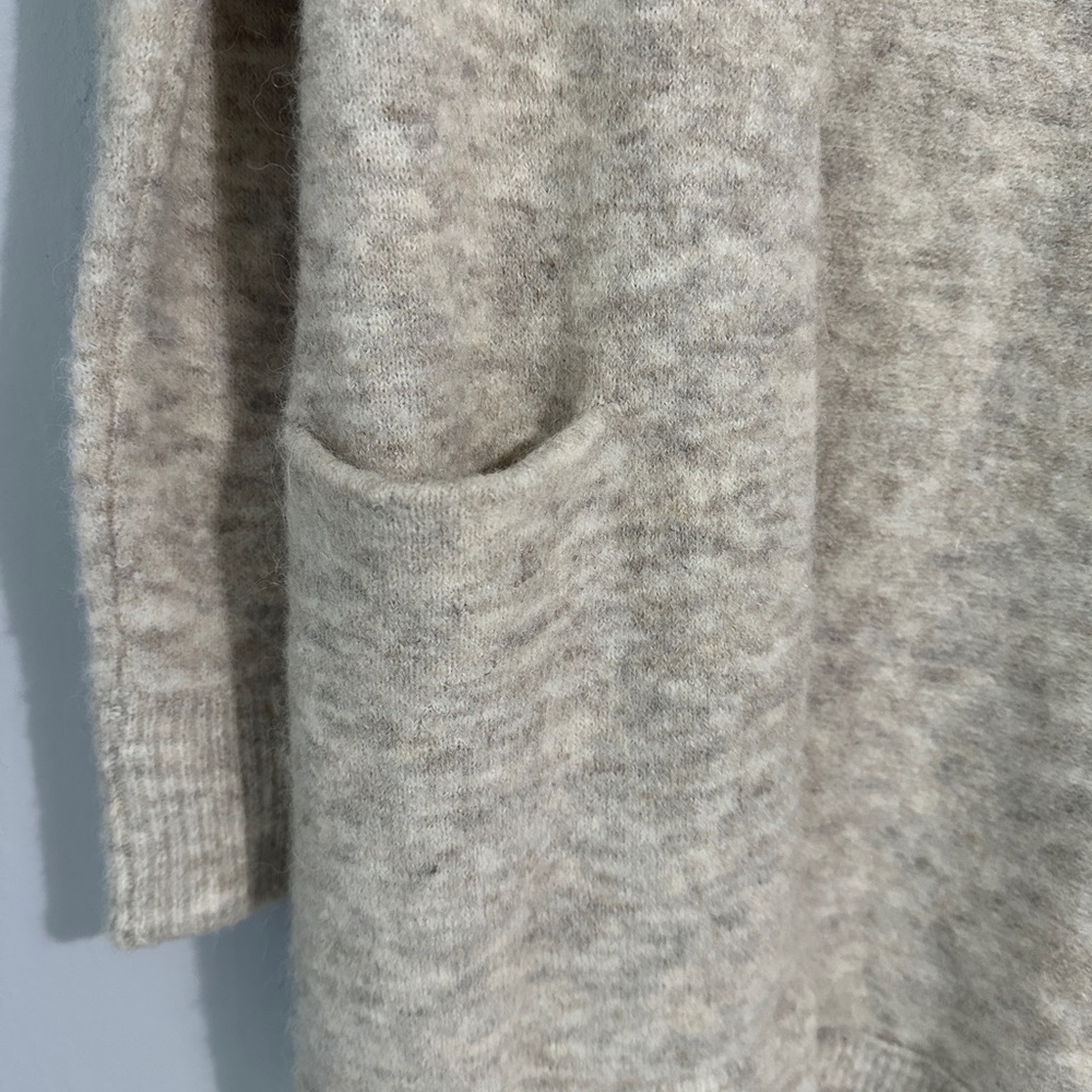 Wilfred Cream Cardigan Sweater Open Front Relaxed Fit - Picture 4 of 4